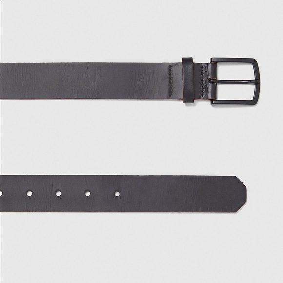 NWT Zara Mam Combined Black Leather Belt. Size 40. - Picture 1 of 6